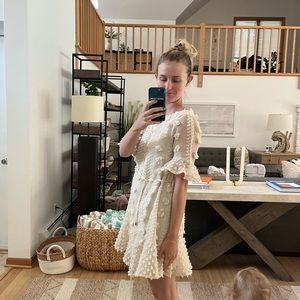 Runaway scout creme dress